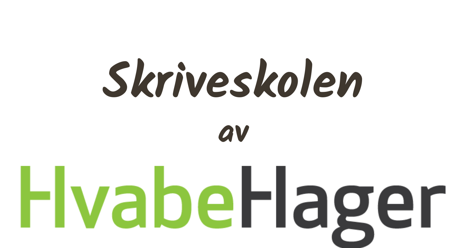 Skriveskolen av HvabeHager logo 1
